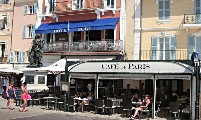 The Cafe de Paris St Tropez