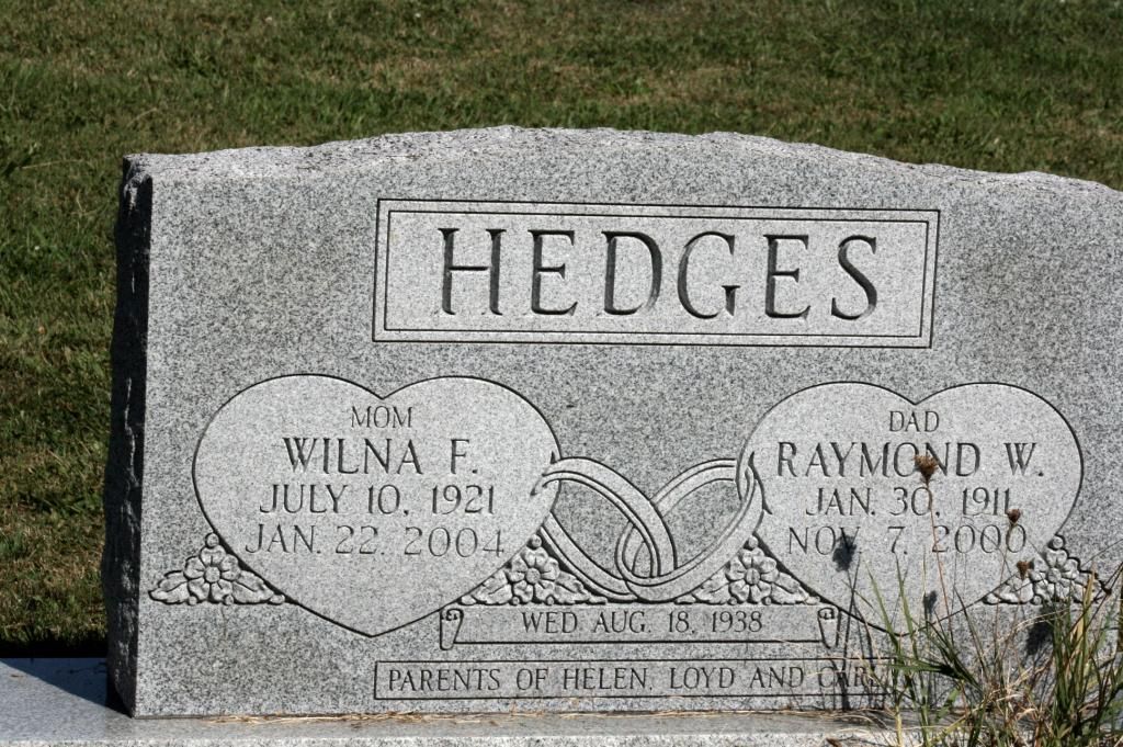 Raymond & Wilna Eveland Hedges