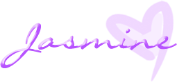 Jasmine Cursive Heart