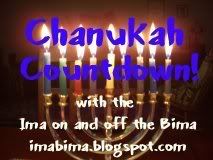 Chanukah Countdown with Ima on and Off the Bima