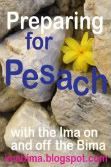 Preparing for Pesach with Ima on and off the Bima