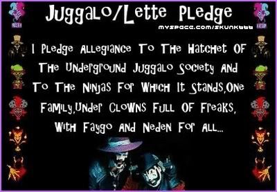 every true juggalo & juggalette know dis