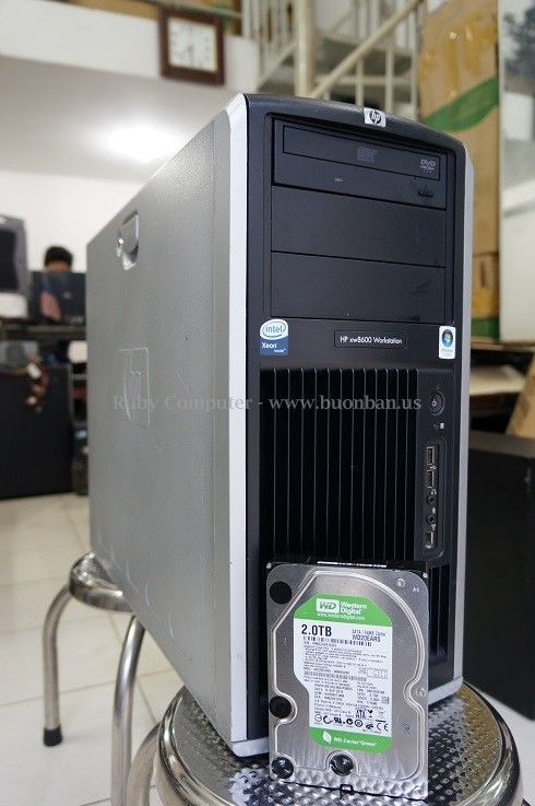 Workstation HP xw8600 (USA) - Cấu hình ngang Core i7 - Giá Core 2 (có hình thực) - 2
