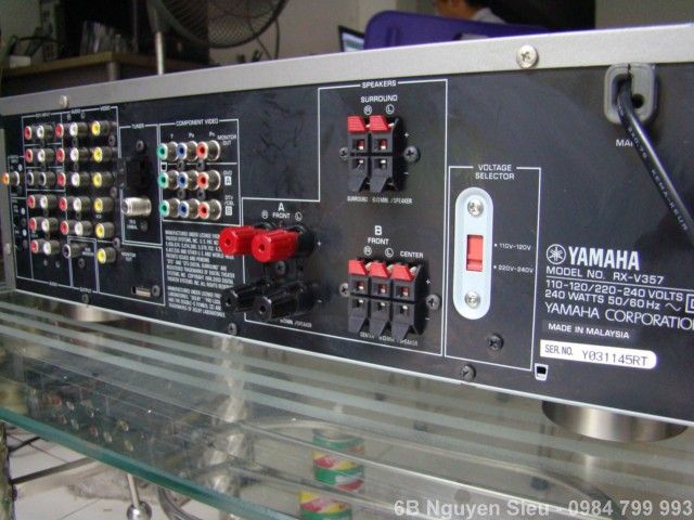 Amply Receiver DTS 5.1, 6.1, 7.1 Yamaha, Onkyo, Teac, Pioneer hàng Châu Âu 220V - 27
