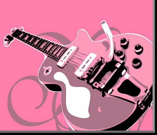 Pink Guitar Pictures