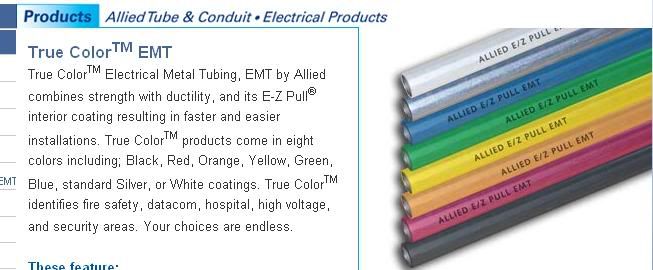 Emt Conduit Color Code