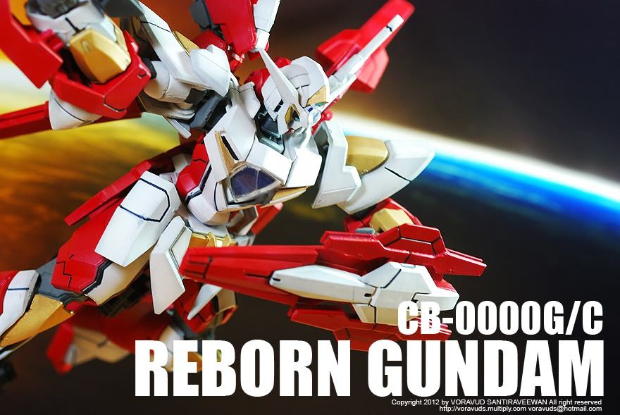 HG Reborn Gundam (งาน air brush ชิ้นที่2) โดย voravuds
