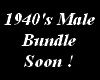 1940s Style Male Clothing Bundle
