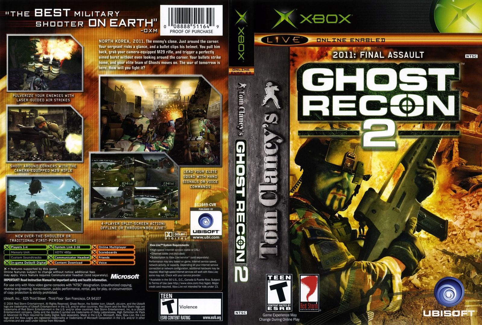 Ghost Recon 2 REPACK USA XBOX