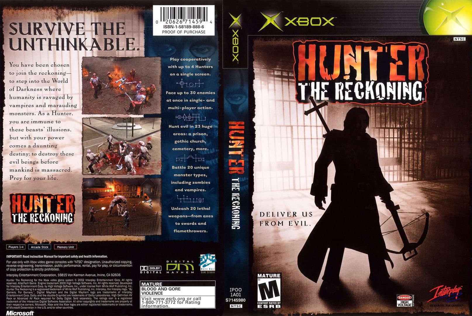 Hunter: The Reckoning. Release date: May 21, 2002. Genre: Hack and Slash