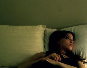 woman laying alone in bed, looking away from where he should be Pictures, Images and Photos