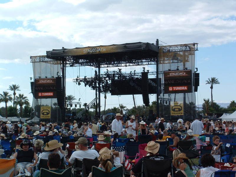 Indio, Coachella Music Festival Stage Coach Music Festival