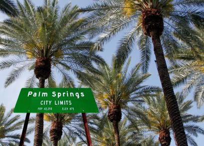 Palm Springs City Limits City Limits Sign Palm Springs