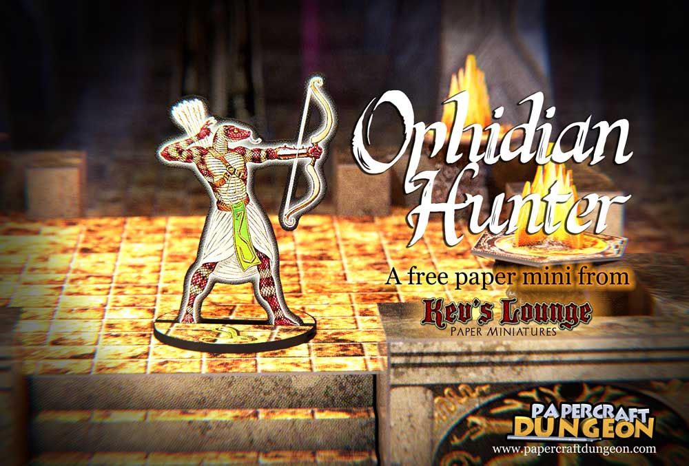 Paper Mini - Ophidian Hunter