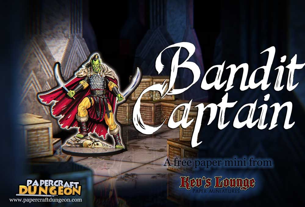 Paper Minis - Bandit Captain