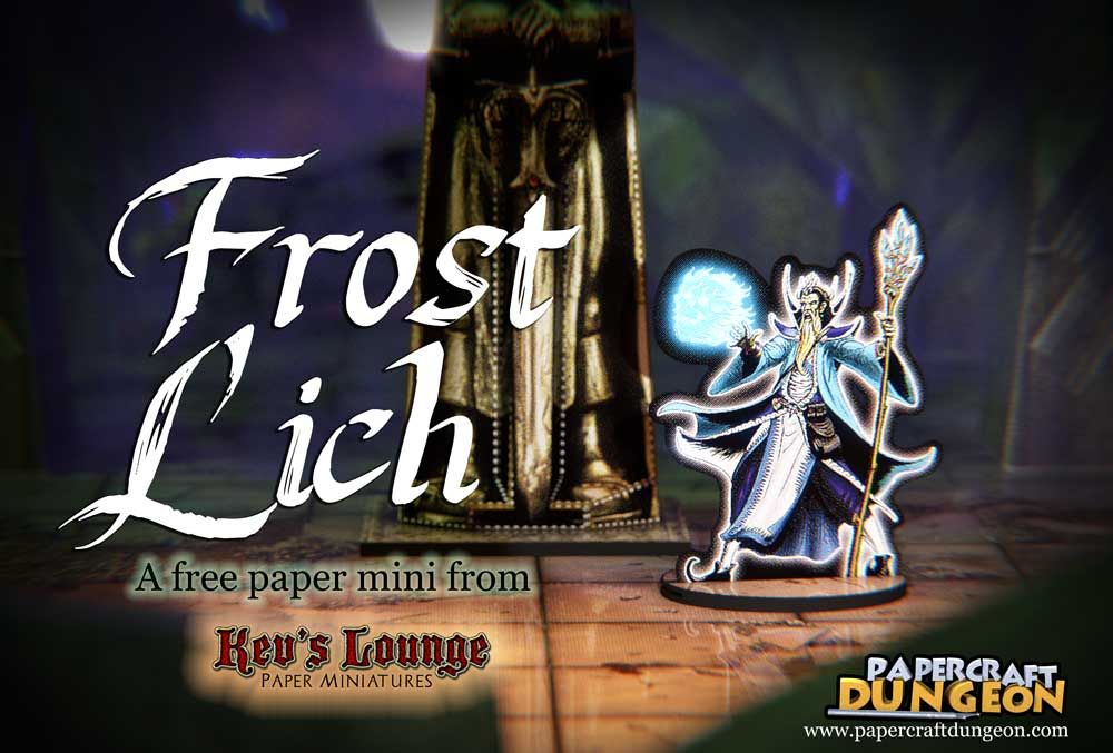 Paper Minis - Frost Lich