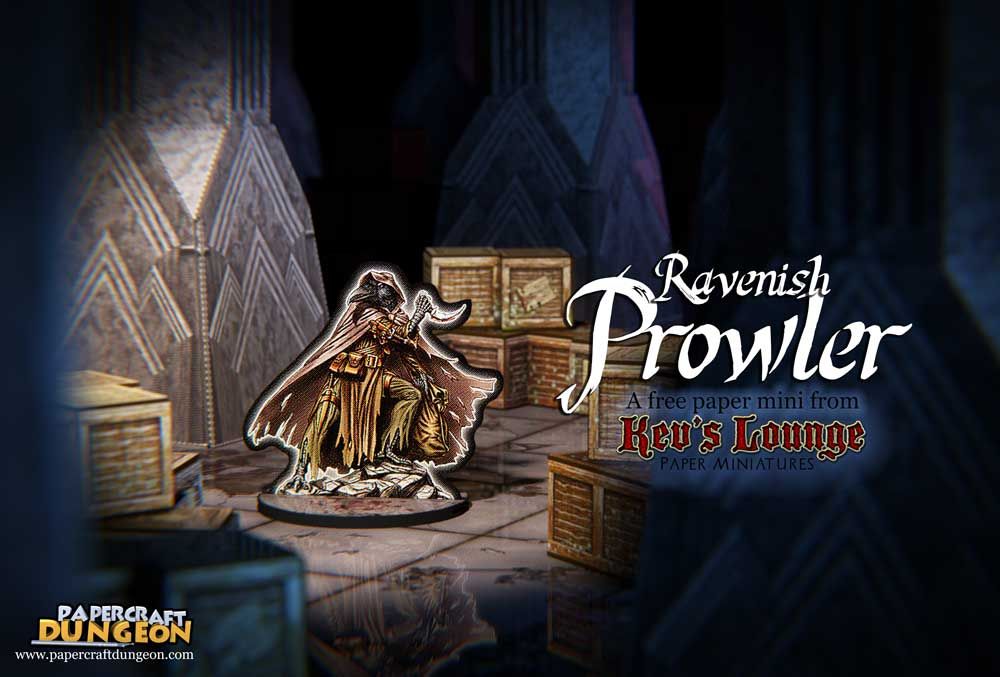 Paper Minis - Ravenish Prowler