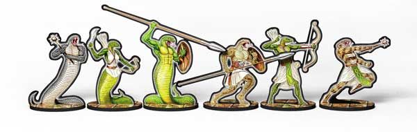 Paper Minis - Snake Men Basic Edition Group Shot