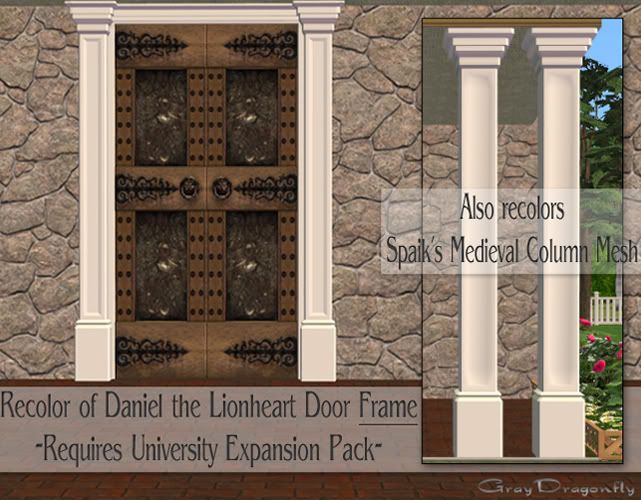 Maxis-Daniel The Lionheart Door Frame