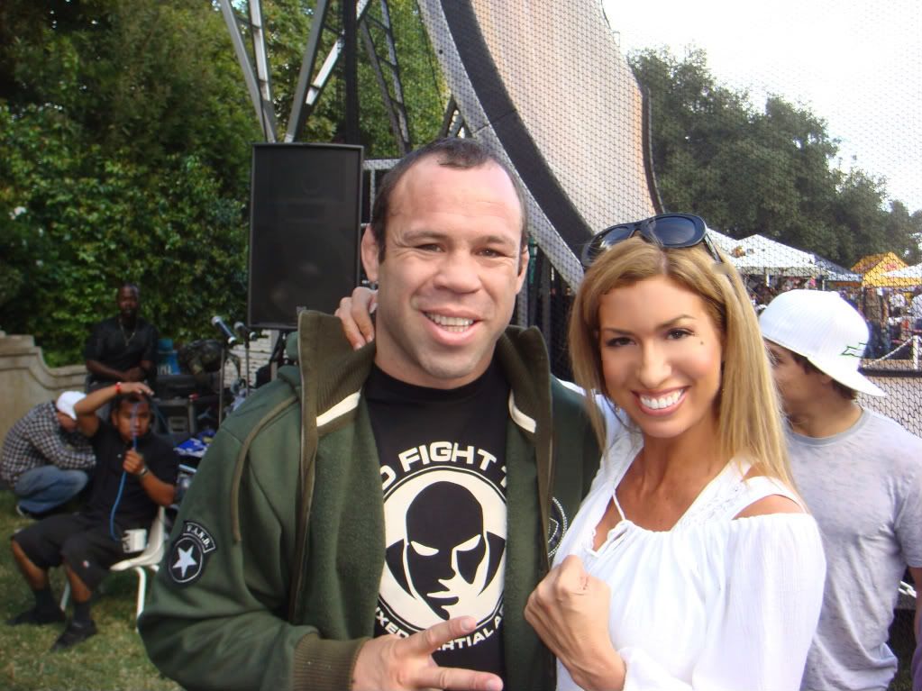 Wanderlei Silva and Alisa