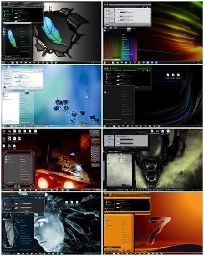 8 Super Best Themes for Windows 7 - 2011