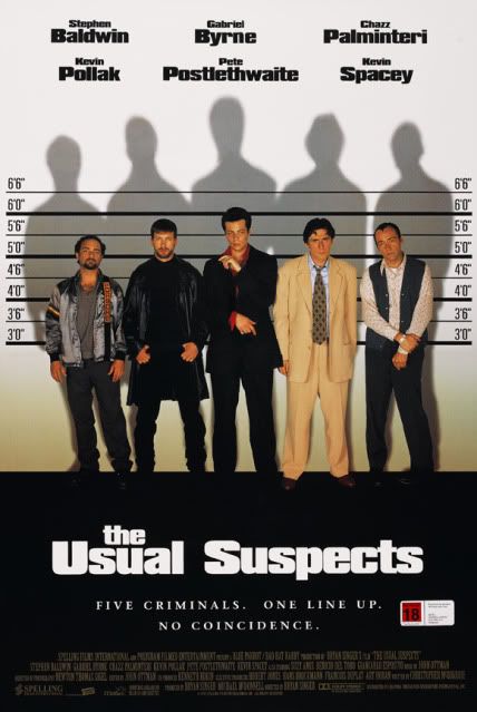 Usual Suspects Poster. The Usual Suspects DVDRip