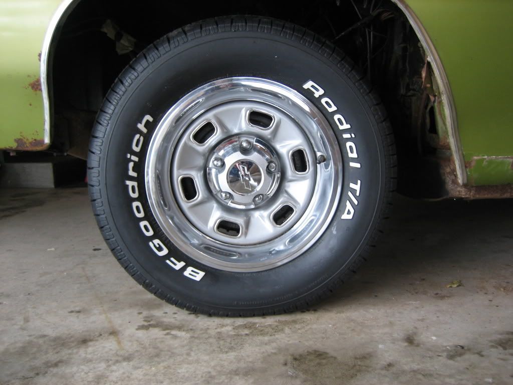 sandblasting wheels Team Chevelle
