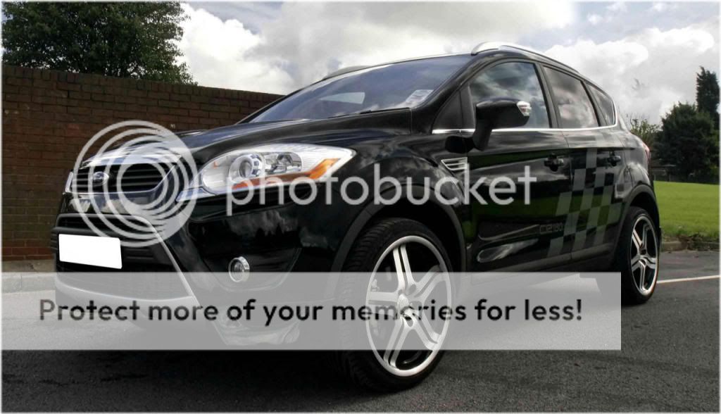 Ford kuga black alloys #9