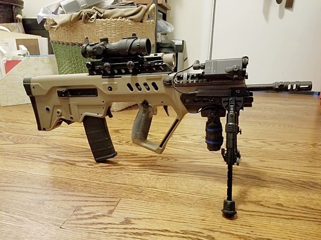 UTG Key Mod Side Mount Bipod for Tavor