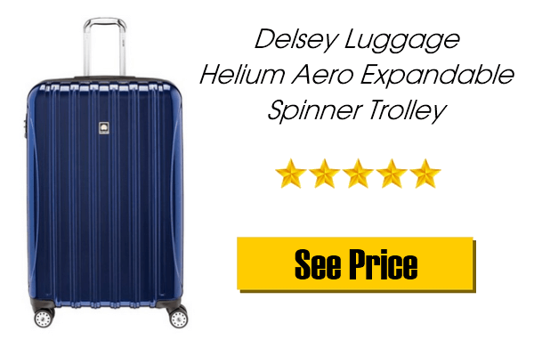 Delsey Luggage Helium Aero 29 Inch Expandable Spinner Trolley