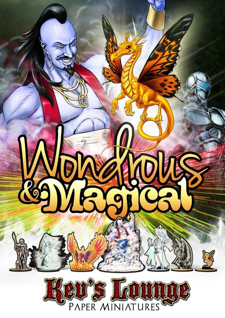 Kev's Lounge Paper Minis: Wondrous & Magical Cover