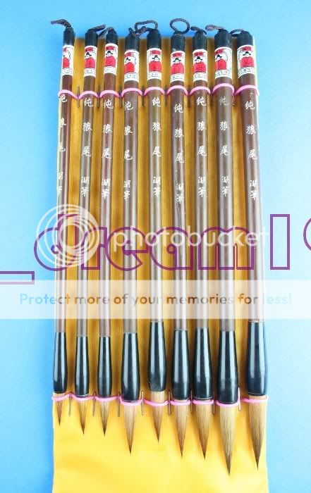 WHOLESALE 9 PCS CHINESE CALLIGRAPHY BRUSH PEN#09  