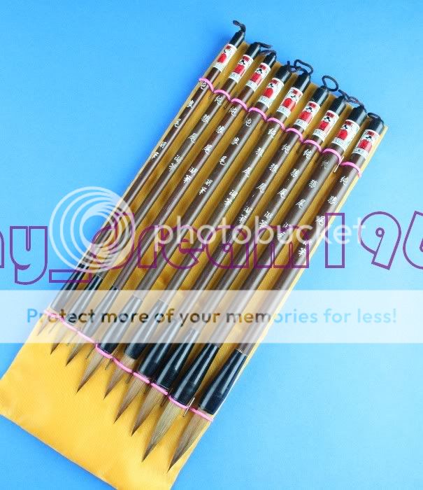 WHOLESALE 9 PCS CHINESE CALLIGRAPHY BRUSH PEN#09  