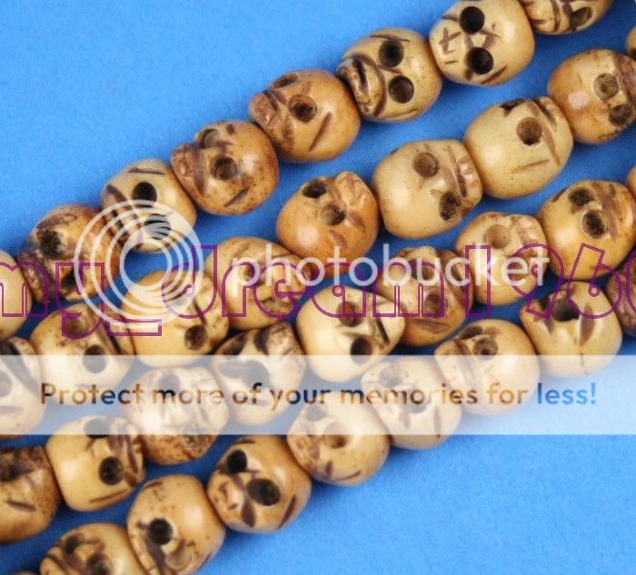 108 YAK BONE SKULL BUDDHA BEADS BUNCH  